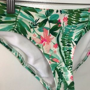Tropical bathing suite bottoms!